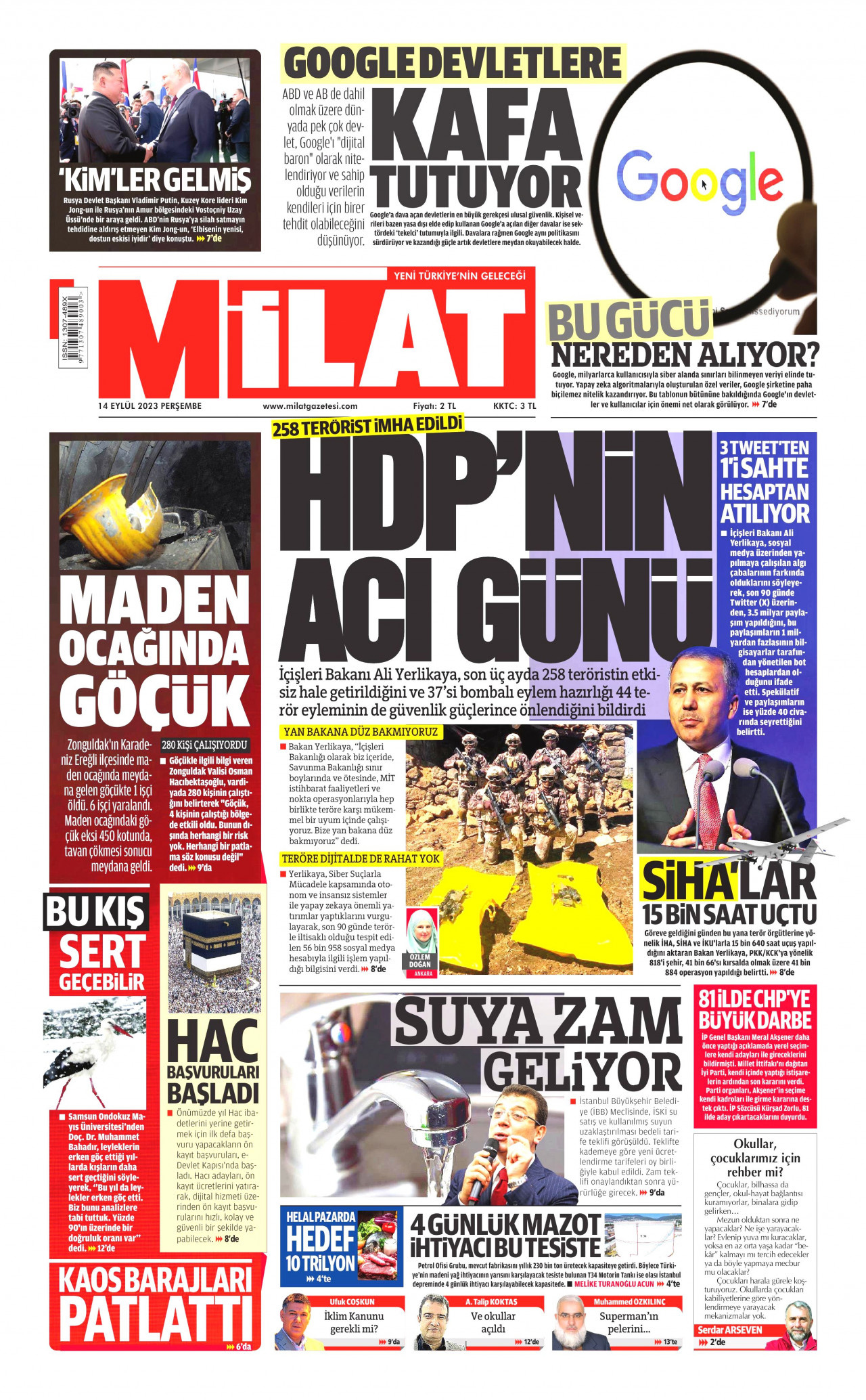 Milat Gazetesi Milat Man Et Oku Haberler Eyl L