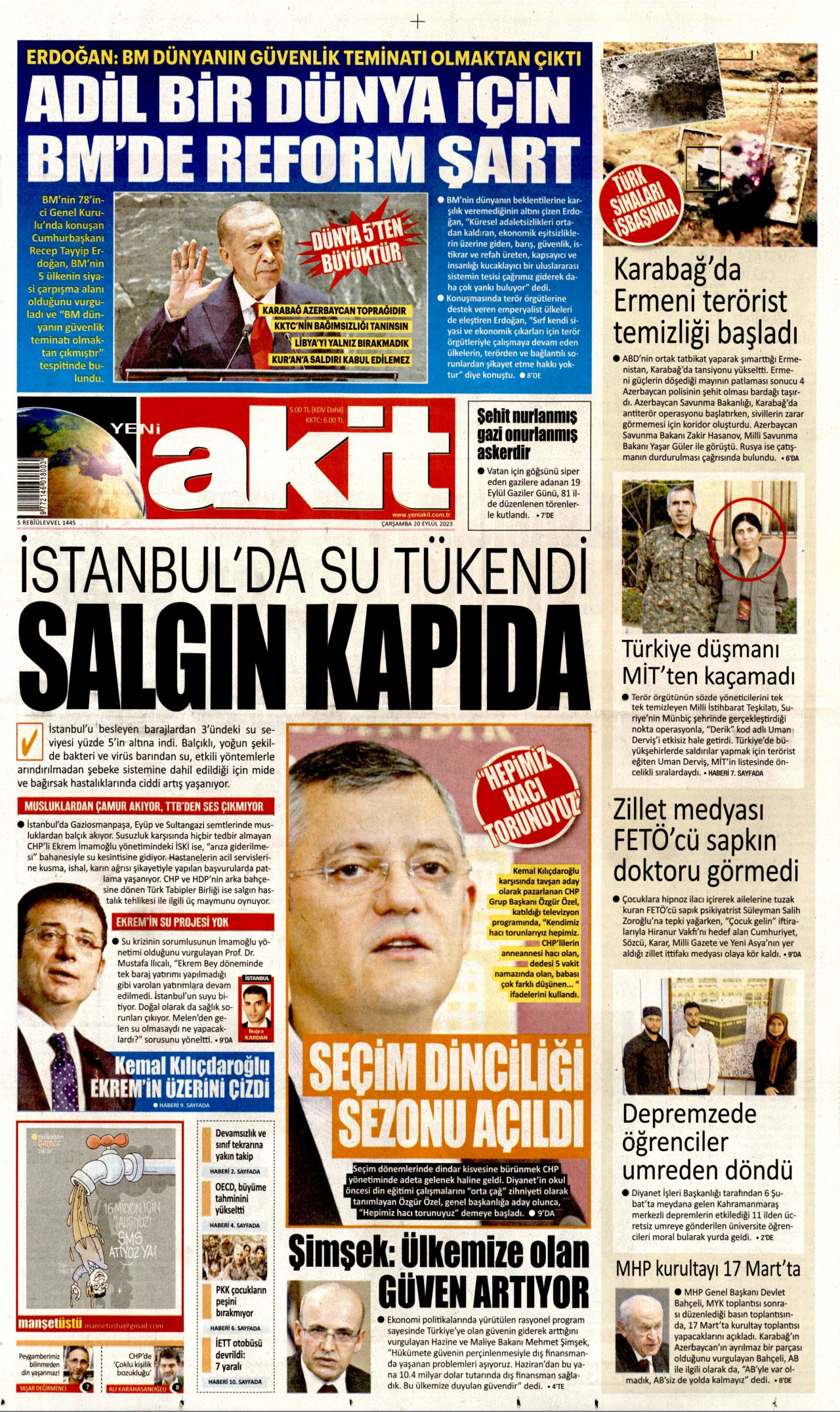 Yeni Akit Gazetesi Yeni Akit Man Et Oku Haberler Eyl L