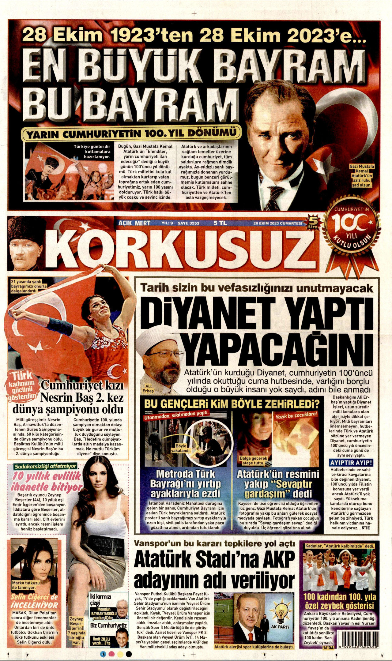 Korkusuz Gazetesi Korkusuz Man Et Oku Haberler Ekim