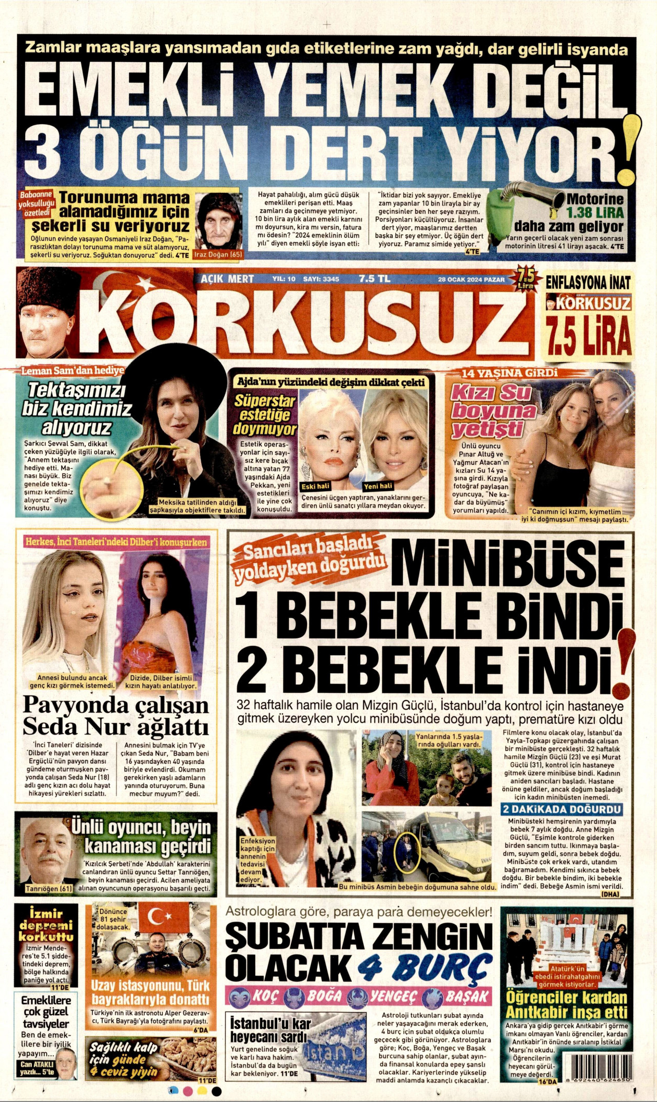 Korkusuz Gazetesi Korkusuz Manşet Oku Haberler 28 Ocak 2024