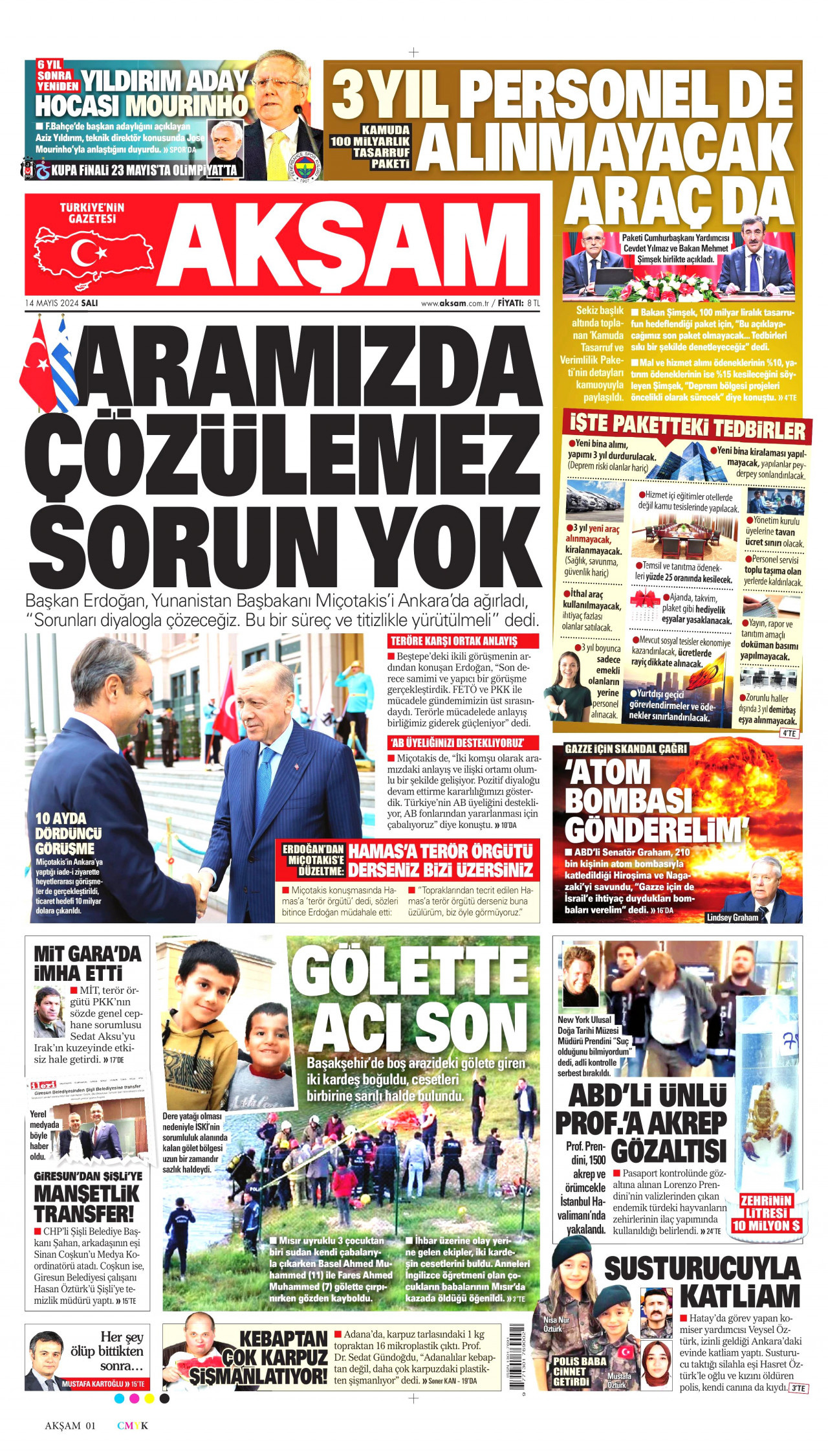 Ak Am Gazetesi Ak Am Man Et Oku Haberler May S