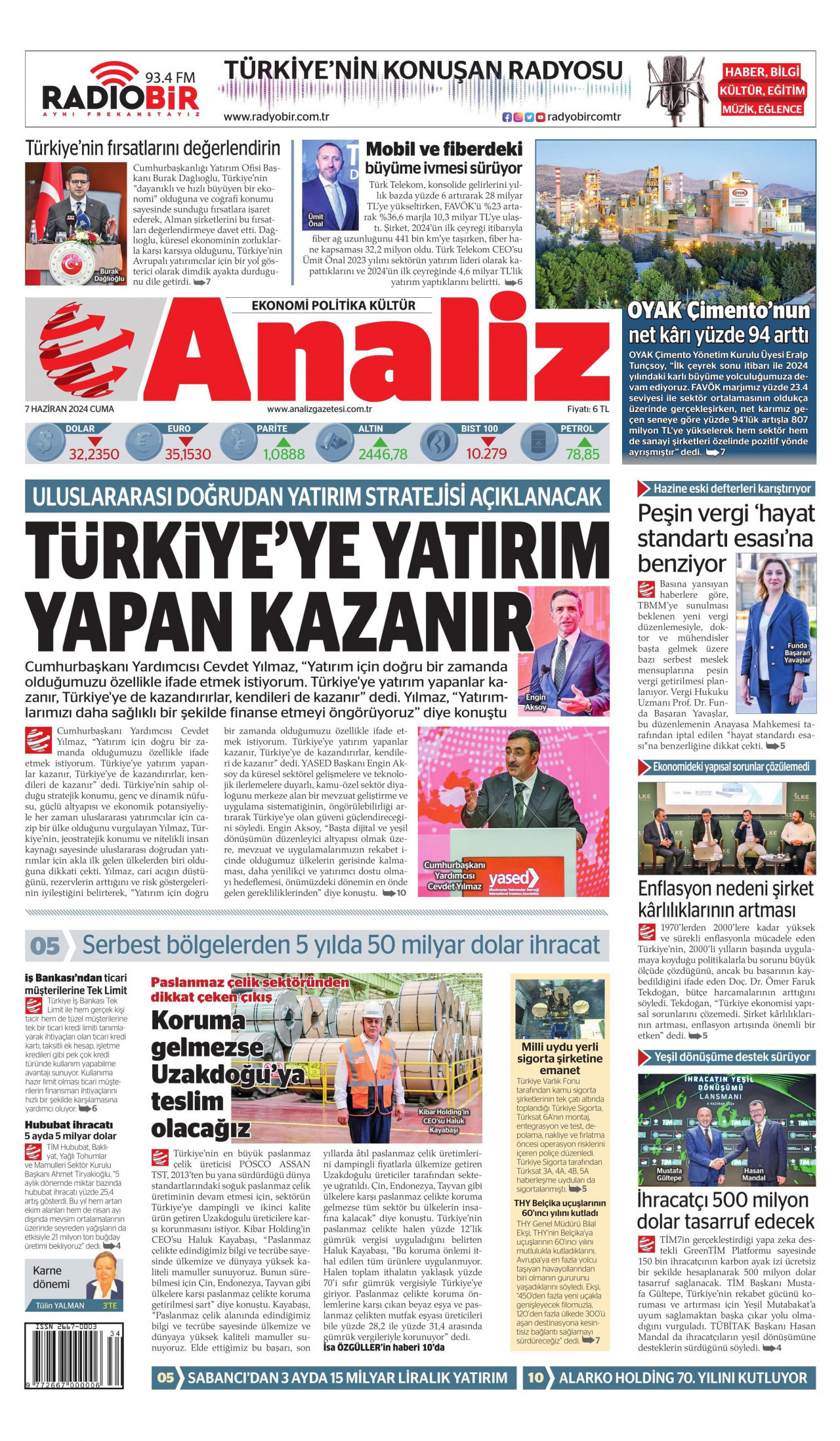 Analiz Gazetesi Analiz Man Et Oku Haberler Haziran