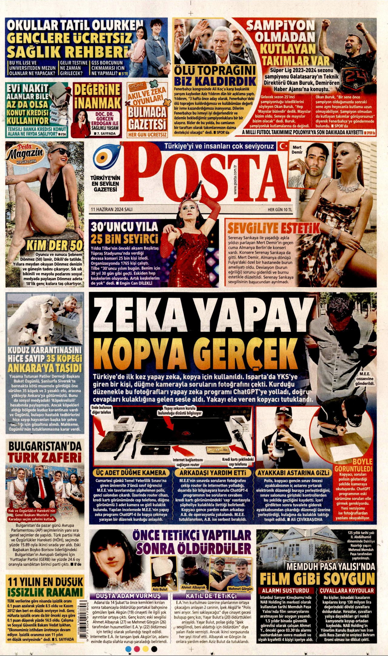 Posta Gazetesi Posta Manşet Oku Haberler 11 Haziran 2024