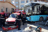 Sivas'ta halk otobüsü önüne kattığını sürükledi! Yaralılar var