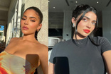 Kylie Jenner siyah iç çamaşırıyla yatağa uzanıp poz verdi olay oldu