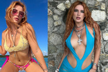 OnlyFans'ta 24 saatte 1 milyon dolar kazanmıştı! Bella Thorne sütyensiz siyah tulumu ile yürek hoplattı!