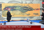 Prof. Dr. Hüseyin Öztürk, tv100 yayınında “Böyle bir deprem bekliyor İstanbul” sözleriyle haritada anlattı: 7,6-7,5-7,2 gibi bir büyüklüğe gelecek