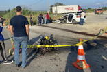 Çanakkale'de korkunç kaza! Otomobilin motoru yerinden fırladı, araçtan çok sayıda uyuşturucu çıktı