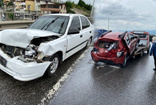 TEM'de zincirleme kaza: 13 araç birbirine girdi, trafik felç oldu! Yaralılar var...