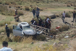 Van'da şarampole uçan otomobilde can pazarı yaşandı: 1 ölü 3 yaralı