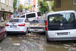 İstanbul'un ilçelerinde büyük hasar var! Fotoğraflar sel felaketini özetledi, 7 milyon TL'si gitti...