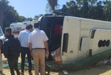 Antalya'da midibüs ve otomobil çarpıştı! 29 kişi yaralandı
