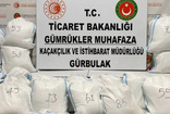 Gürbulak Gümrük Kapısı'nda pudraya emdirilmiş vaziyette 2,2 ton uyuşturucu ele geçirildi