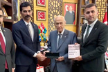 MHP lideri Bahçeli'ye anlamlı ziyaret