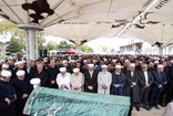 Din alimi Mahmut Ustaosmanoğlu'nun oğlu için cenaze töreni düzenlendi