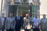 İş adamı Arkın Koçoğlu Emniyet müdürü Murat Milletsever ziyaret etti