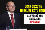 SSK ve Bağ-Kur Emeklilerine Ocak 2025 İçin Kötü Haber. 'Sıfır Zam' Geliyor