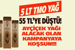 TMO'da 5 LT Ayçiçek yağı 55 TL'ye düştü