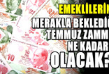 Emekli maaşlarında Temmuz zammı kararı! En düşük emekli maaşı kaç TL oluyor?