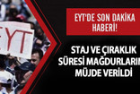 EYT'de staj ve çıraklık için yeni haber; Duyuru geldi