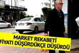İki market fiyatta kapıştı; Vatandaş kapış kapış aldı