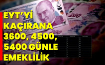 EYT'yi kılpayı kaçıran dikkat; 3600, 4500, 5400 günle emeklilik şansı