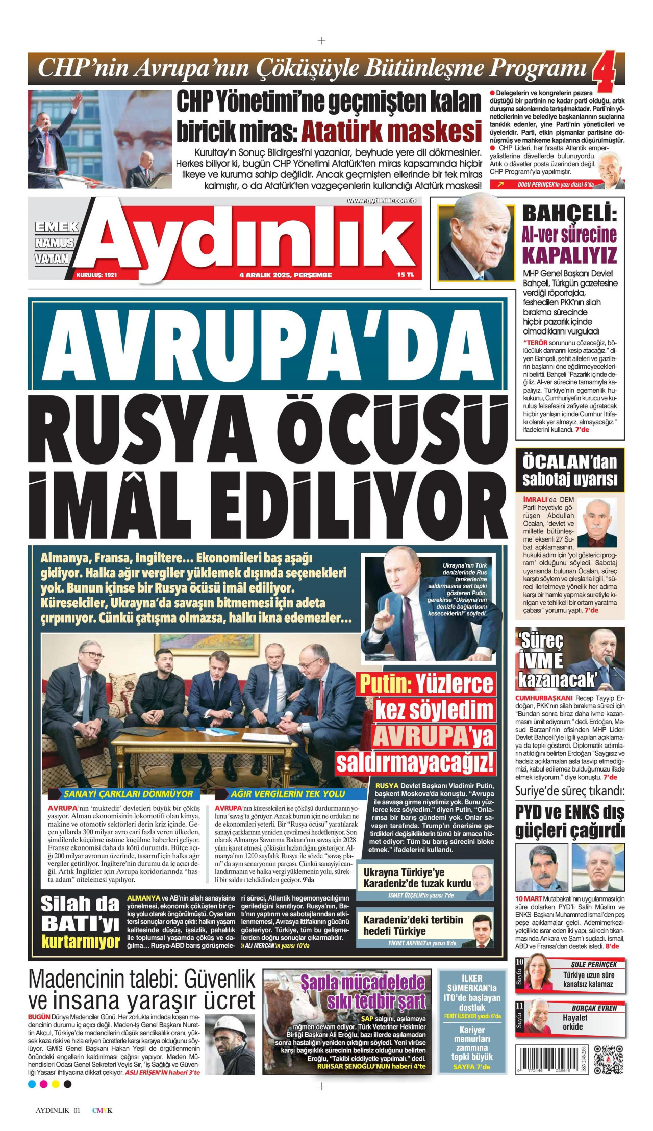 Aydınlık Gazetesi