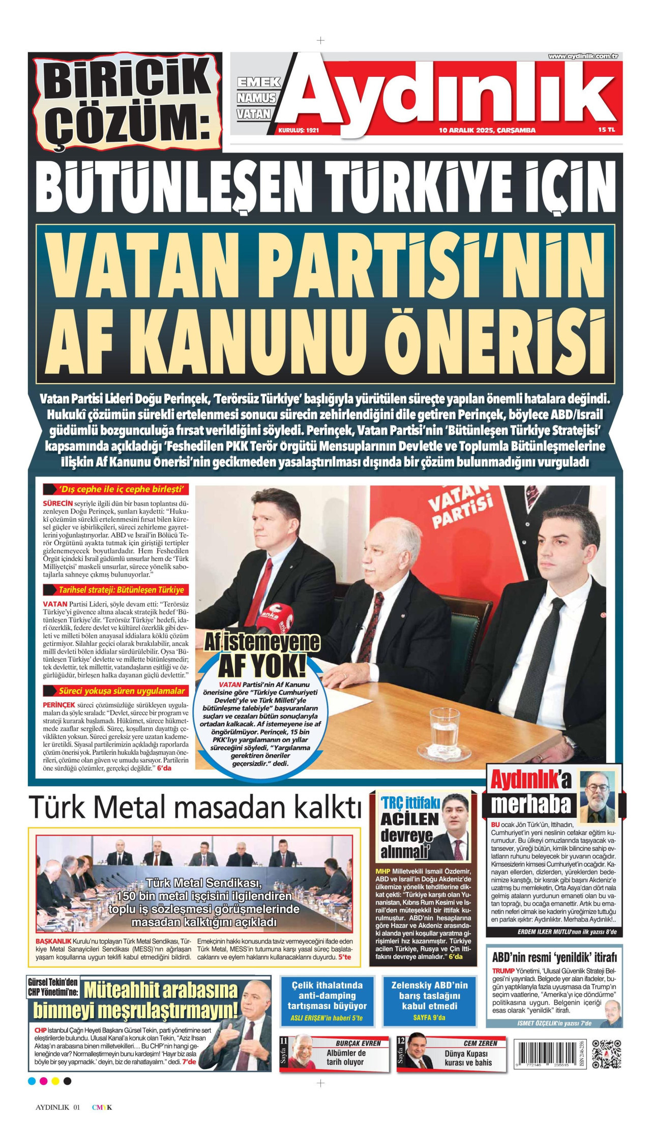Aydınlık Gazetesi