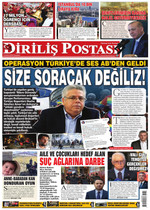 Diriliş Postası · 14 Eylül 2026 ilk sayfası