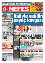 Nefes · 14 Eylül 2026 ilk sayfası