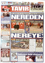 Tavır Gazetesi · 14 Eylül 2026 ilk sayfası