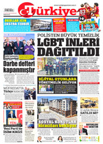 Türkiye Gazetesi · 14 Eylül 2026 ilk sayfası