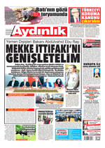 Aydınlık Gazetesi · 27 Eylül 2026 ilk sayfası