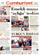 Cumhuriyet · 27 Eylül 2026 ilk sayfası