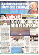 Yeni Akit · 27 Eylül 2026 ilk sayfası