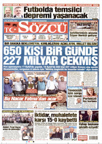 Sözcü · 5 Ekim 2026 ilk sayfası