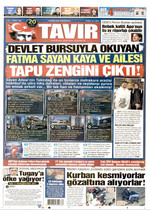 Tavır Gazetesi · 5 Ekim 2026 ilk sayfası