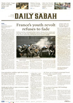 Daily Sabah · 9 Ekim 2026 ilk sayfası