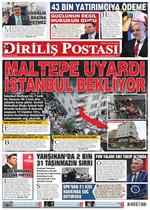 Diriliş Postası · 9 Ekim 2026 ilk sayfası