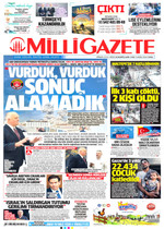 Milli Gazete · 9 Ekim 2026 ilk sayfası