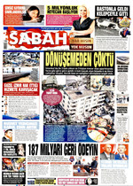 Sabah · 9 Ekim 2026 ilk sayfası