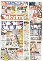 Takvim · 9 Ekim 2026 ilk sayfası