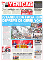 Yeniçağ · 9 Ekim 2026 ilk sayfası