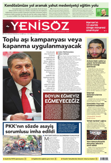 yeni-soz-gazetesi Gazetesi