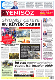 Yeni Söz Gazetesi