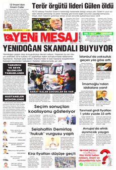 yeni-mesaj Gazetesi