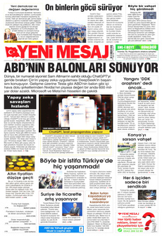 yeni-mesaj Gazetesi