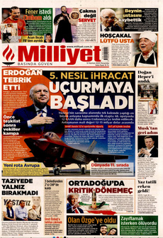 MİLLİYET Kapak Resmi