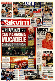TAKVİM Kapak Resmi