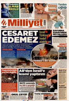 MİLLİYET Kapak Resmi